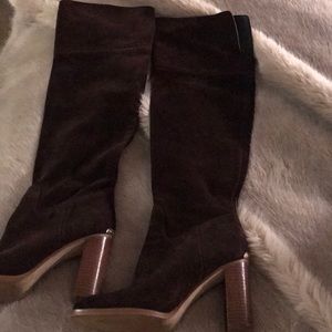 Michael Kors Suede heeled boots